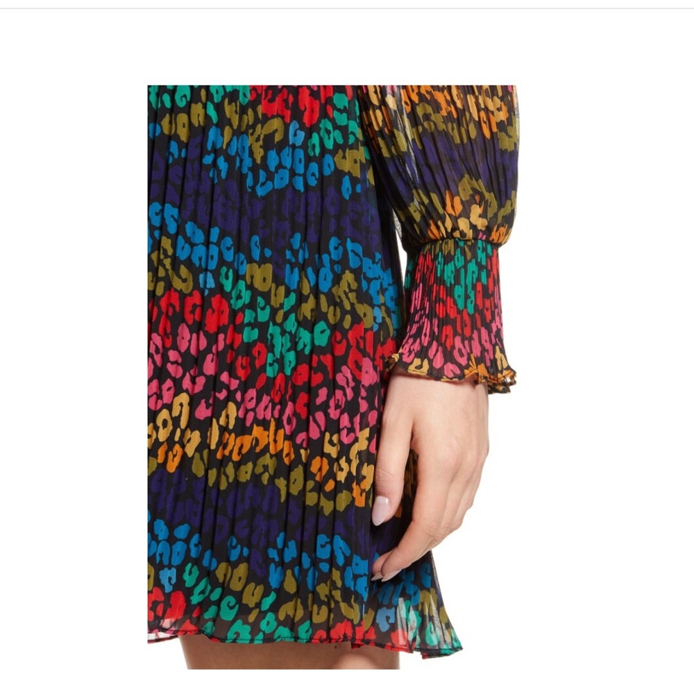 Never Fully Dressed Multicolor Leopard Print Long… - image 3